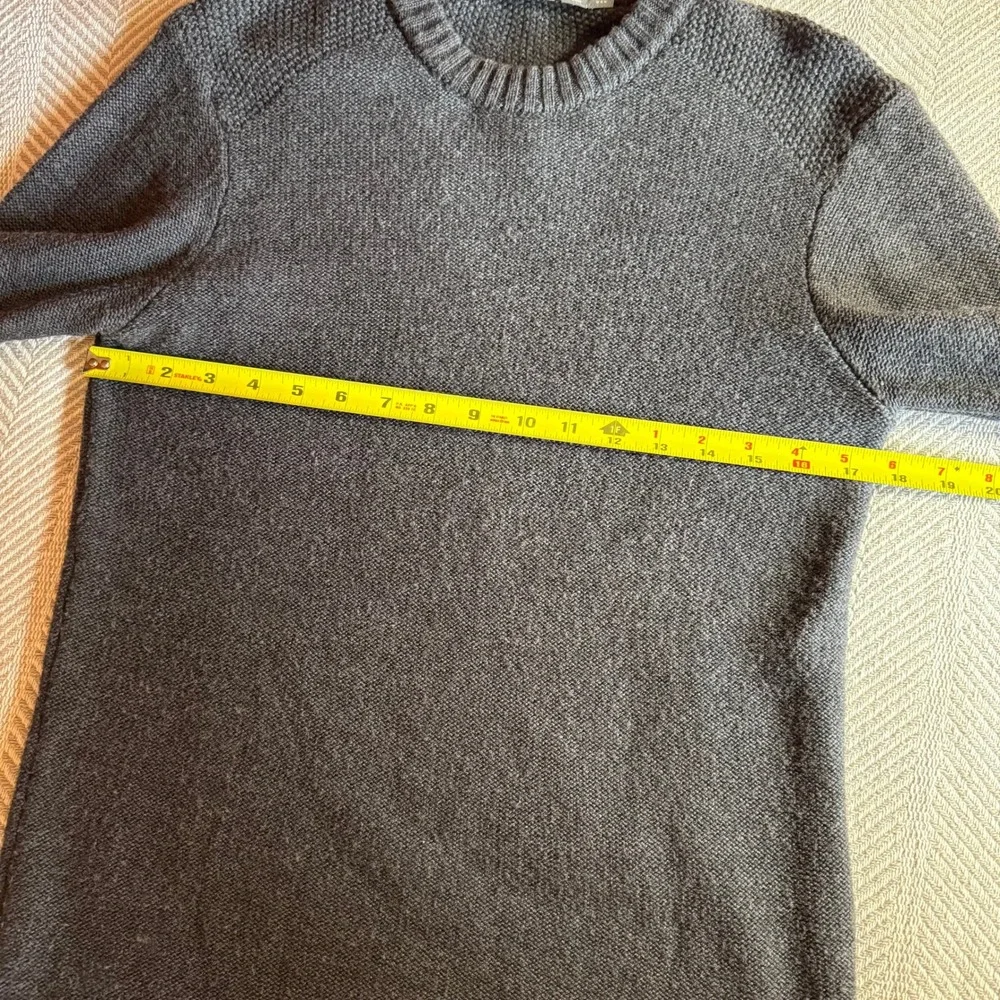 Icebreaker Waypoint Crewe‎ Merino Wool Sweater Mens Small Charcoal Gray